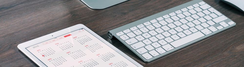 HR & Payroll services on tablet device