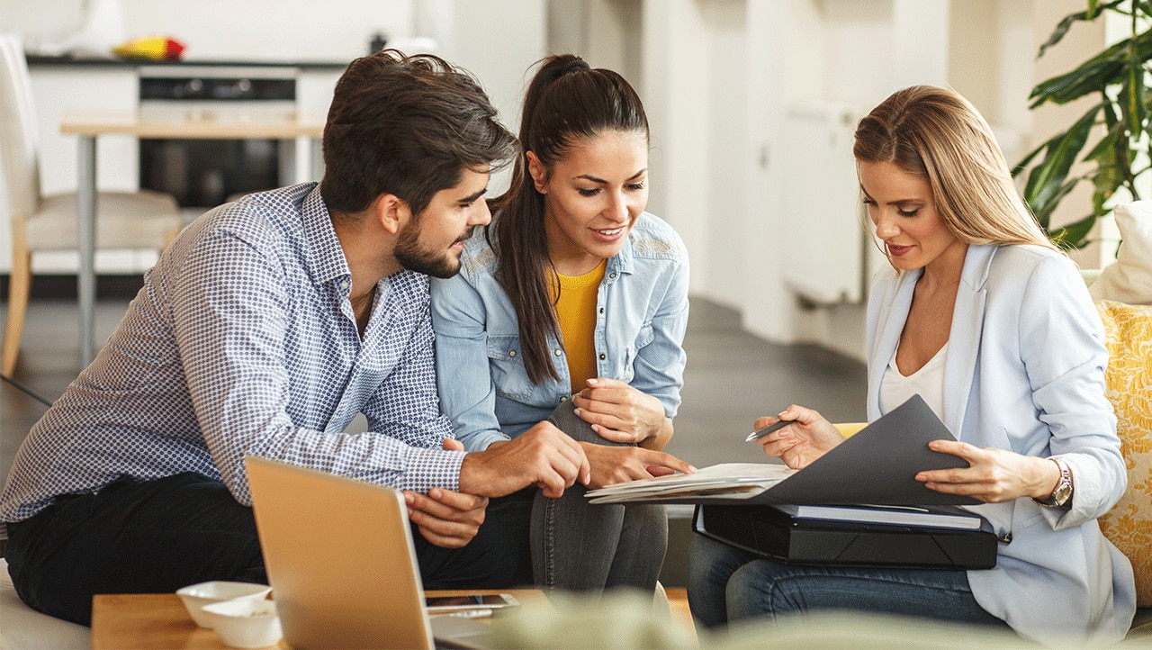 A group of testers working together in lab