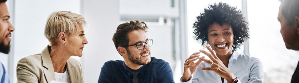 Professionals on discussion