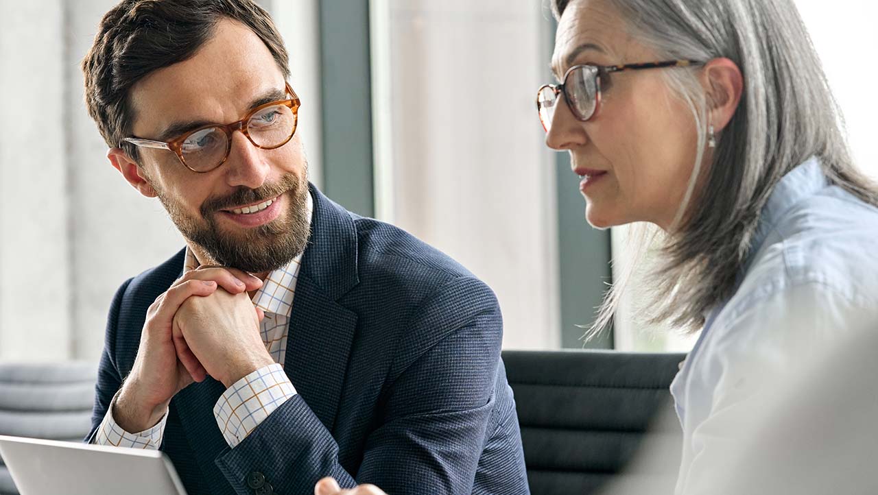 Consultants in a meeting Consultants in a meeting