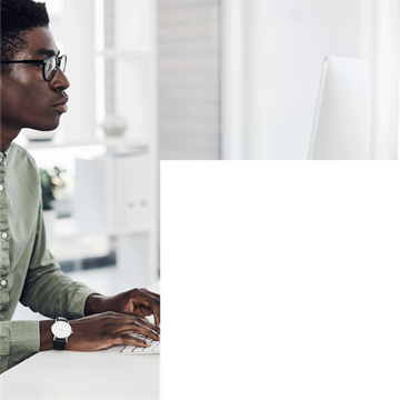 Engineer working on a desktop Engineer working on a desktop