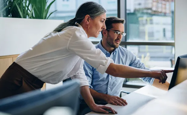 state, provincial and local government experts discussing content ono monitor