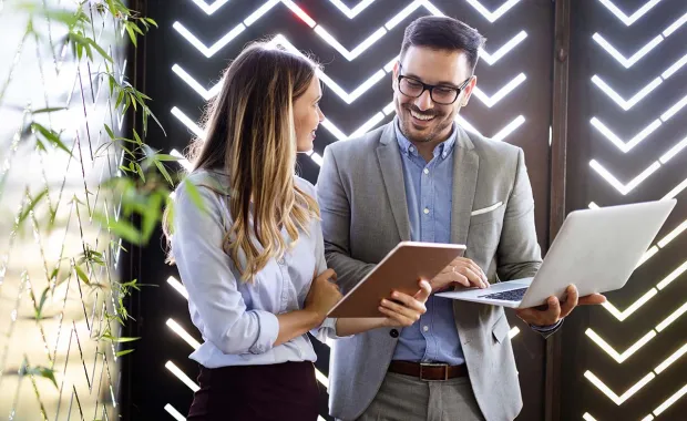 Consultants discussing UNIDO