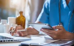 Doctors-using tablet