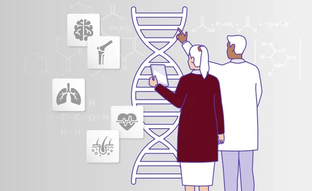 Health and life sciences illustration