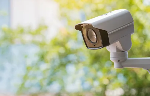 CCTV camera capturing video