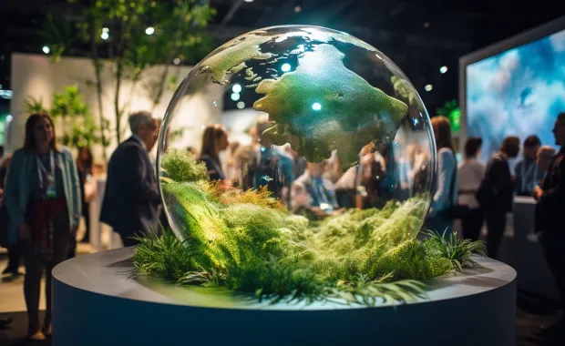 A world in a biosphere